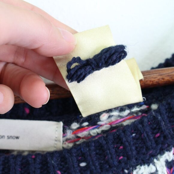 Anthro Sleeping on Snow Fairisle Dolman Knit Sweater Size XS - Picture 7 of 8